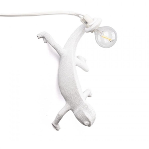 Seletti Chameleon Going Down Væglampe Hvid