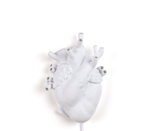 Seletti Heart Væglampe Hvid