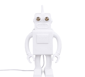 Seletti Robot Bordlampe Hvid