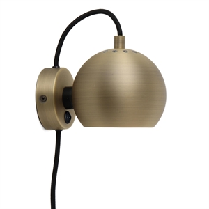 Frandsen ball metal magnet wall lamp Antique Brass
