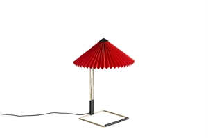 HAY Matin Table Lamp Ø300 Bright red shade