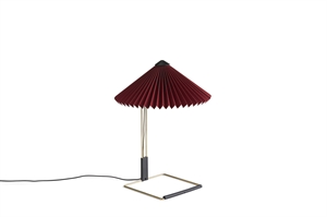 HAY Matin Table Lamp Ø300 Oxide red shade
