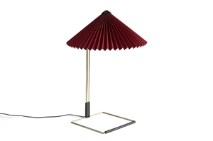 HAY Matin Table Lamp Ø380 Oxide red shade