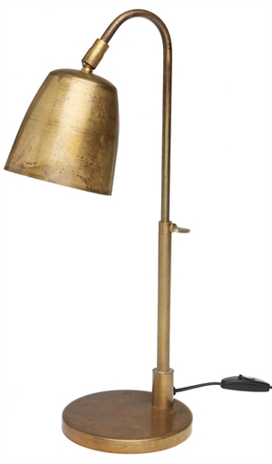 H Skjalm P Table Lamp raw brass brass