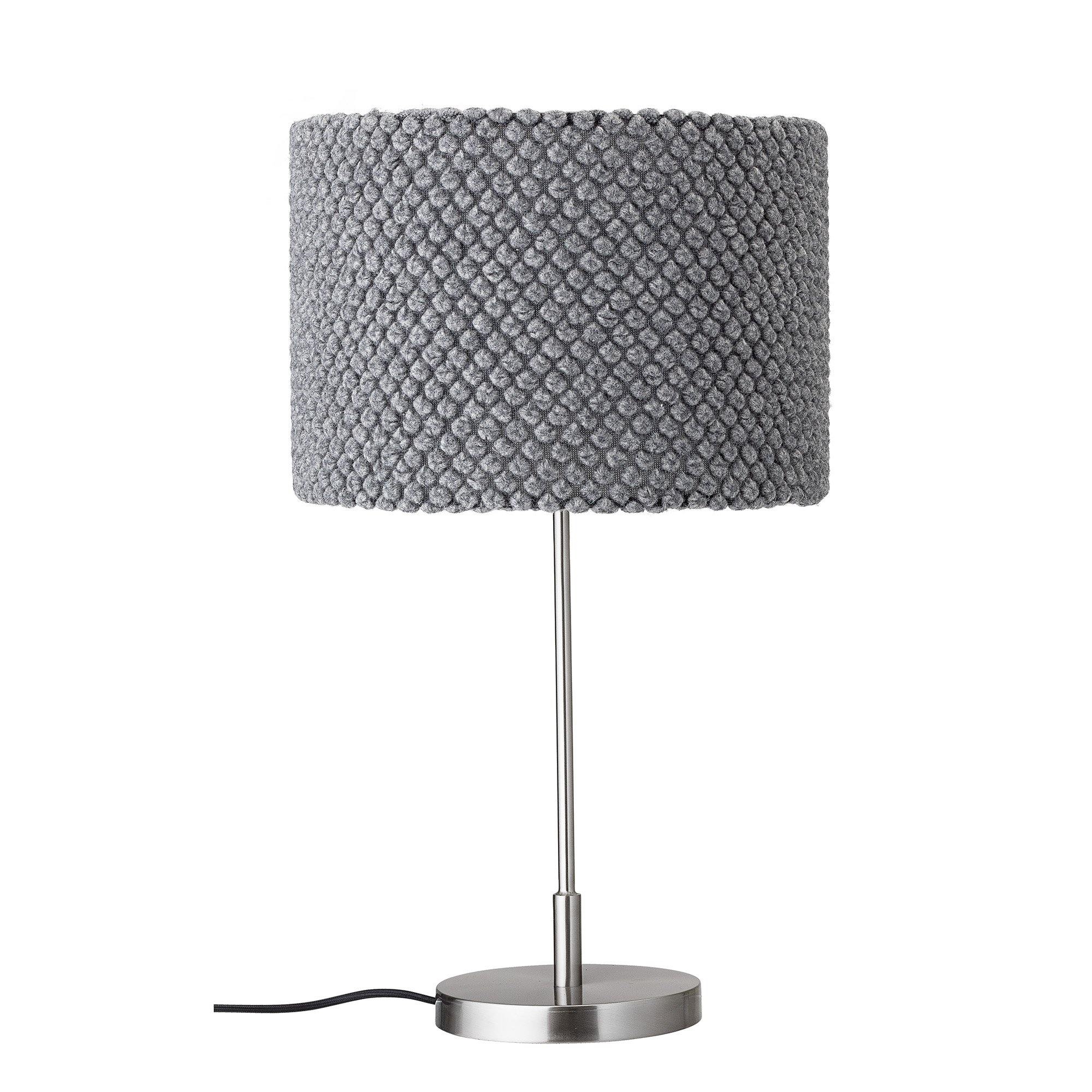 Bloomingville Table lamp, Grey, Metal Wool, Iron