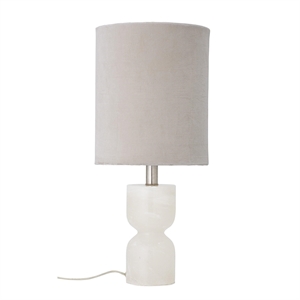 Bloomingville Table lamp, Nature, Alabaster Alabaster, Cotton