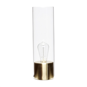 Hübsch Table lamp, brass / glass Brass