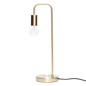 Hübsch Table Lamp, Brass 4 Brass