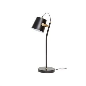 Hübsch Table lamp, metal, black / brass 2 Black/Brass