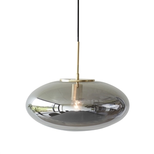 Hübsch Lamp, glass, mirror / brass 3 Brass