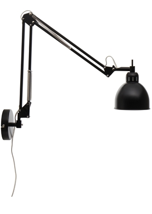 Frandsen job metal wall lamp Black
