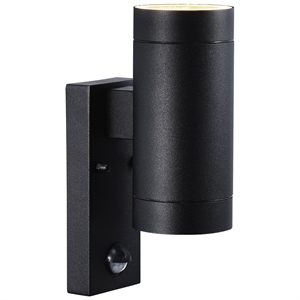 nordlux Tin Maxi Double Wall Sensor Black