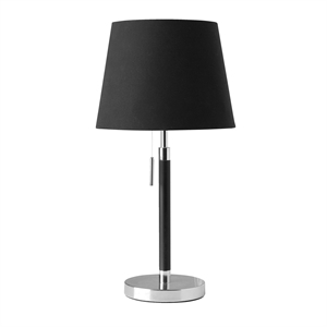 Frandsen Venice Table Lamp BLACK/CHROME